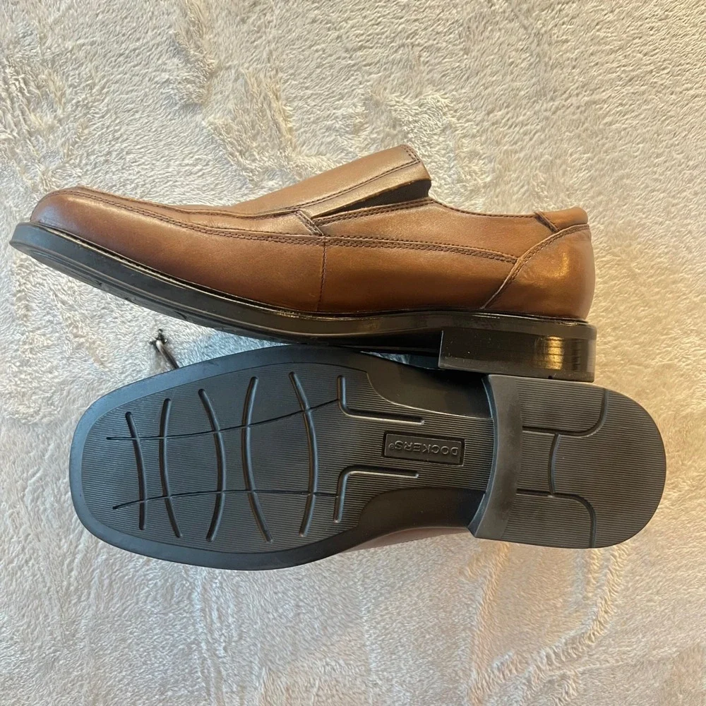 Dockers ProStyle Shoes Mens Slip On‎ Loafers Comfort Dress Shoes Brown